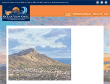 Tablet Screenshot of oceanviewoahu.com